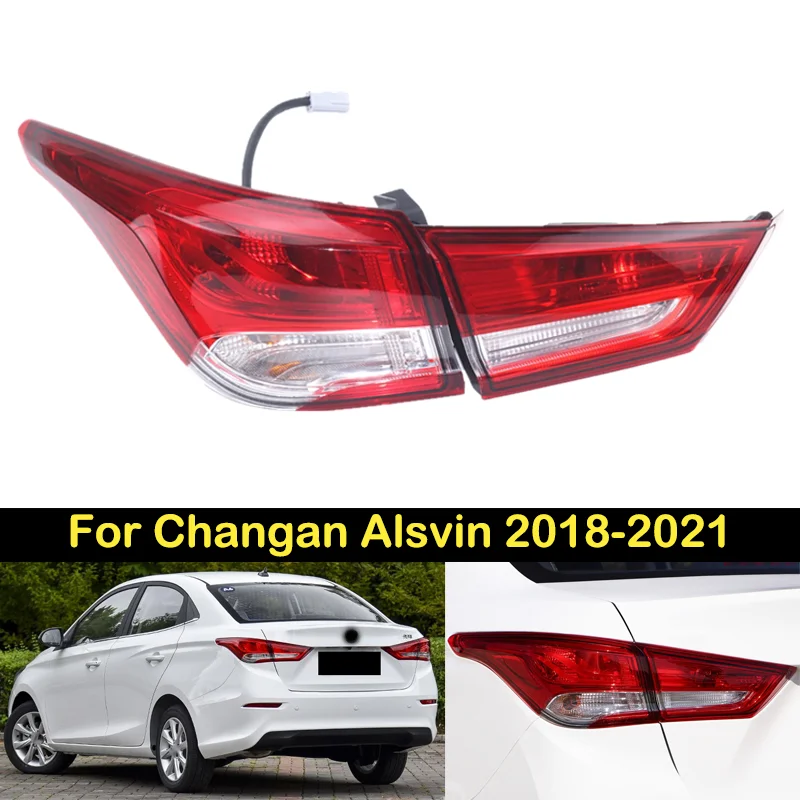 DECHO Taillight For Changan Alsvin 2018 2019 2020 2021 Brake Light Rear bumper Taillights taillamps tail light