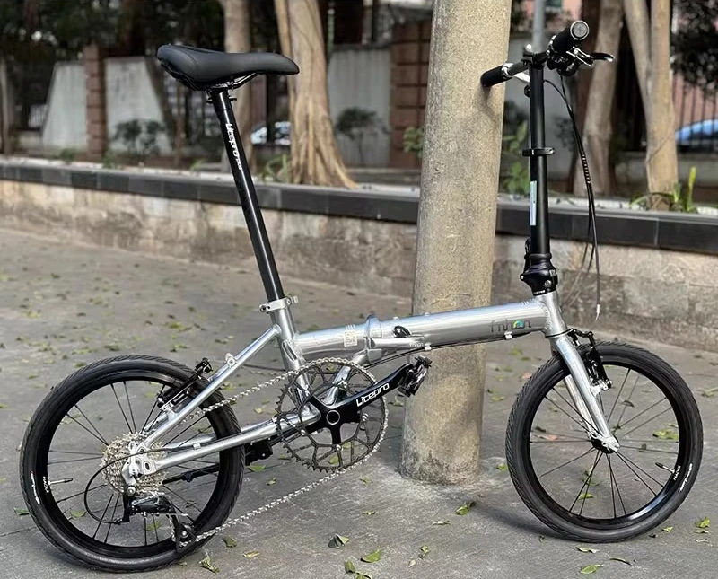 SOR A9 سرعة 16 بوصة سبيكة 18 سرعة دراجة قابلة للطي المحمولة الجبلية الصلب المروحية دراجة السيدات دراجة