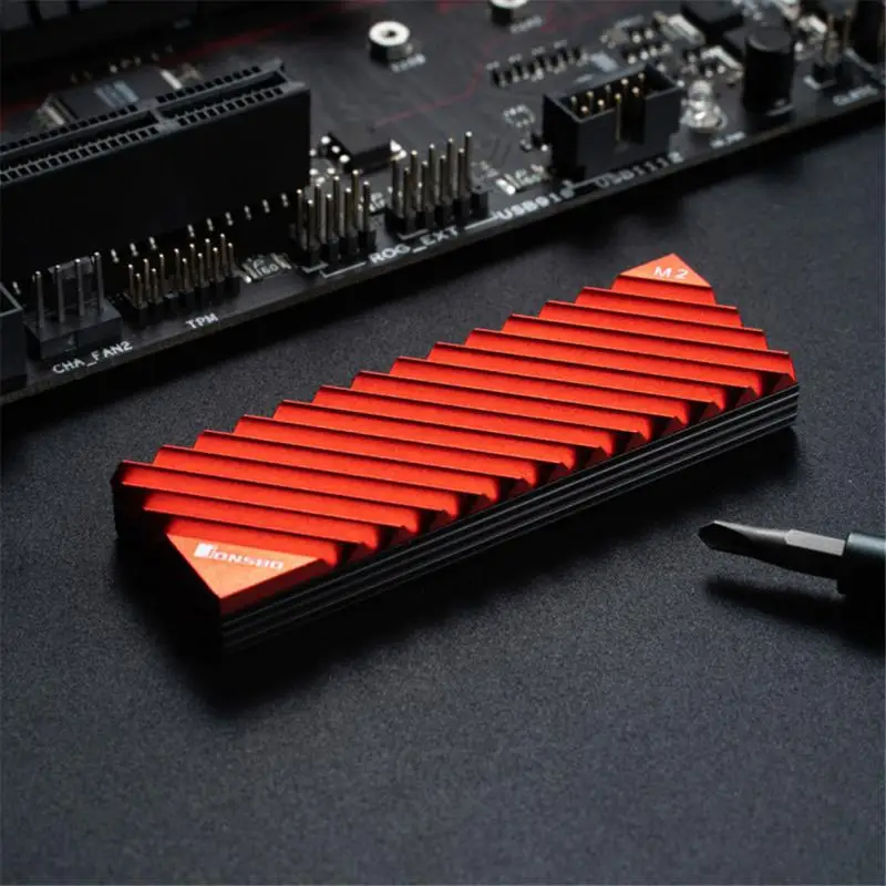 Jonsbo M2-3 Heatsink SSD Heat Dissipation Radiator M.2 Cooling Heat Sink Heat Thermal Pads Sticker Cooler Vest for M.2 2280 SSD