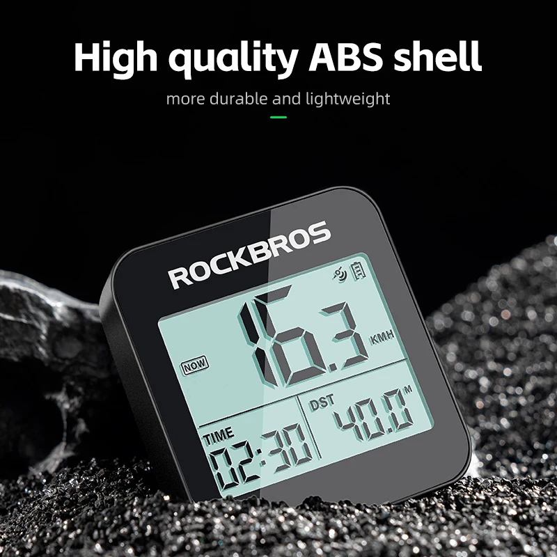 ROCKBROS Bicycle Computer GPS Speedometer MTB Road IPX6 Waterproof Automatic Record Speed Cycling Display Odometer Bike Computer