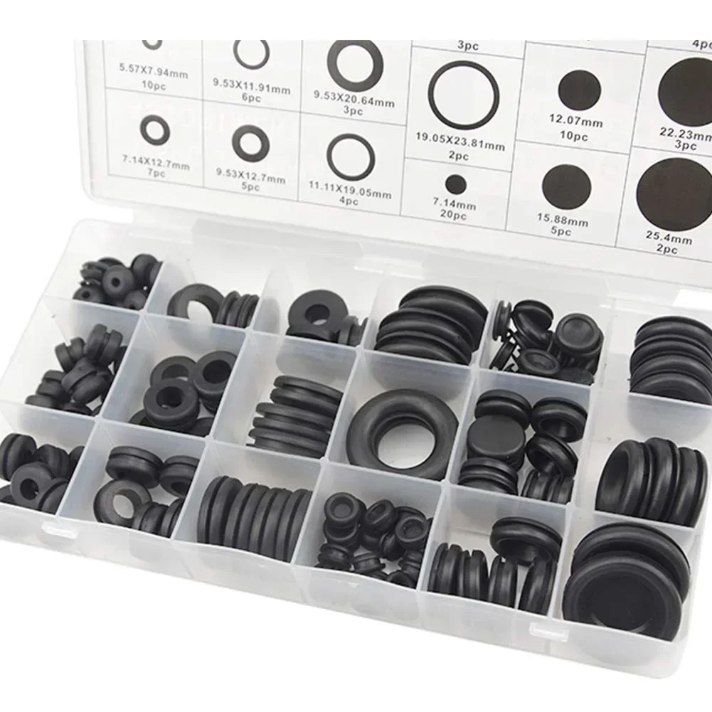 General Repairs Gasket Assortment Automotive Sealing Solutions Box Gasket Assorted Washers 125 Pieces Dustproof Seals