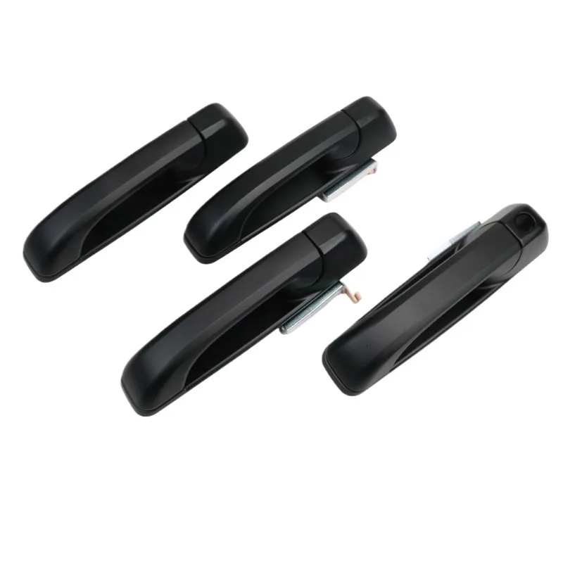 4 Pcs Exterior Door Handles Black Automotive Accessories 1GH21AXRAF for Dodge Ram 1500 2009-2010