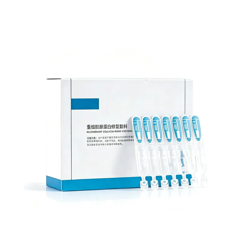 Soothing Dry Hydrating Fade Dark Skin Sensitive Skin Post-procedure Repair Recombinant Collagen Dressing Beauty Skin Care