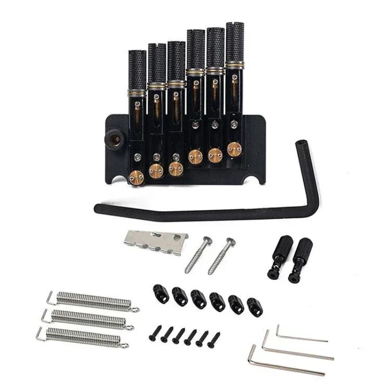 

Sell like hot cakes 6 String Electric Guitar Tailpiece Saddle Tremolo Set headless bridge for Music Instrument Accessories