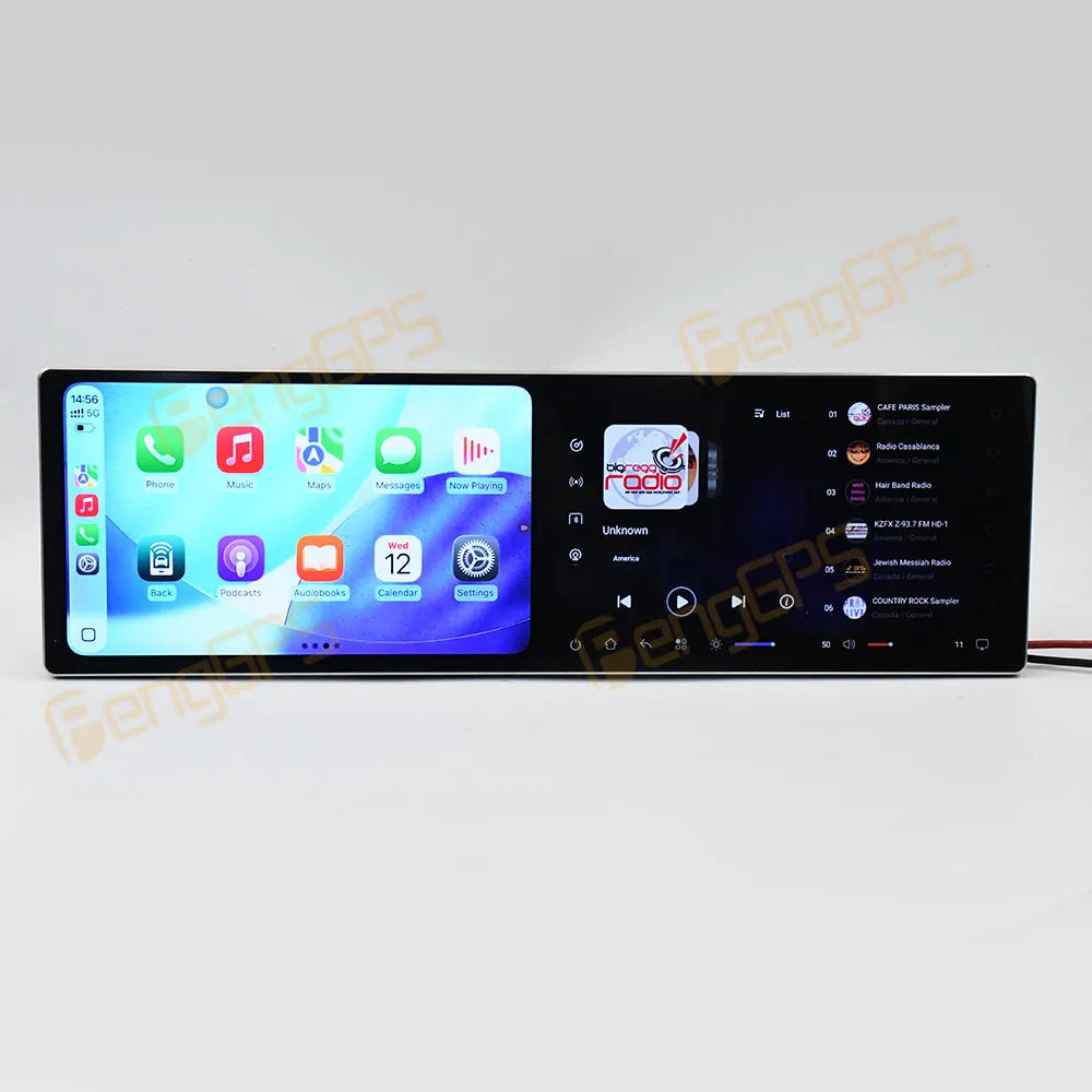 

Автомобильный радиоприемник CarPlay с двойным экраном 10,1 дюйма для Toyota Corolla 2007-2013, мультимедийный плеер с сенсорным экраном, GPS-навигация