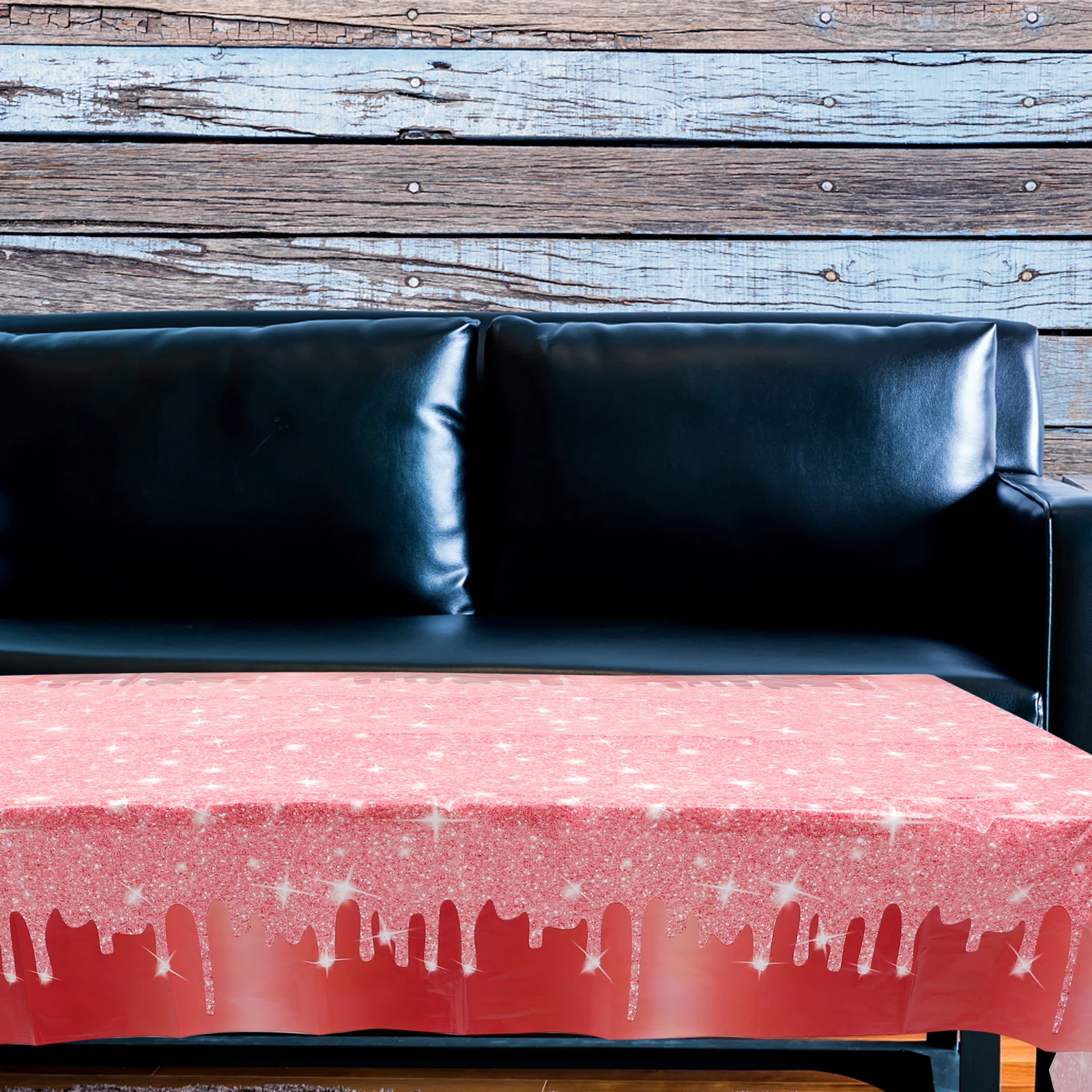 

4 Pcs Cloth Wedding Decor Party Table Cloths Camping Shiny Pe The Rectangular Tablecloth Birthday Decorations