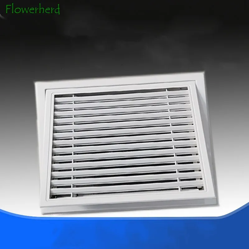 ABS Single-layer Air Vent Cover with Built-in Pest Guard Screen HVAC Vent Duct Cover Vent Cap Louver Grille Cover Soffit Vent