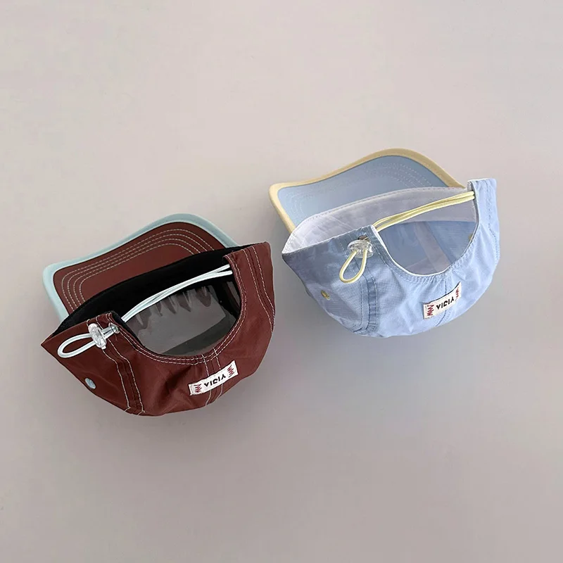 

Quick Drying Children Baseball Cap Outdoor Sport Duckbill Caps 1-5Year Boys Girls Sunscreen Visors Thin Breathable Kids Sun Hat