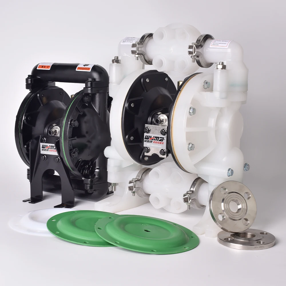 pp مضخة الحجاب الحاجز البلاستيكية الهوائية 1 "مقاومة للتآكل لهندسة المواد الكيميائية مضخة الحجاب الحاجز البلاستيكية الهوائية