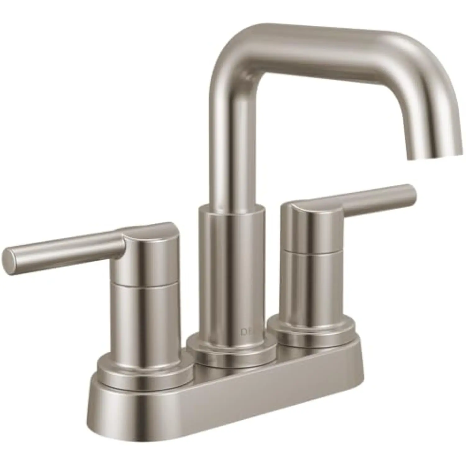 

Delta Faucet Nicoli Centerset Bathroom Faucet, Brushed Nickel 2-Handle Bathroom Faucet, Delta Bathroom Sink Faucet, Brushed Nic