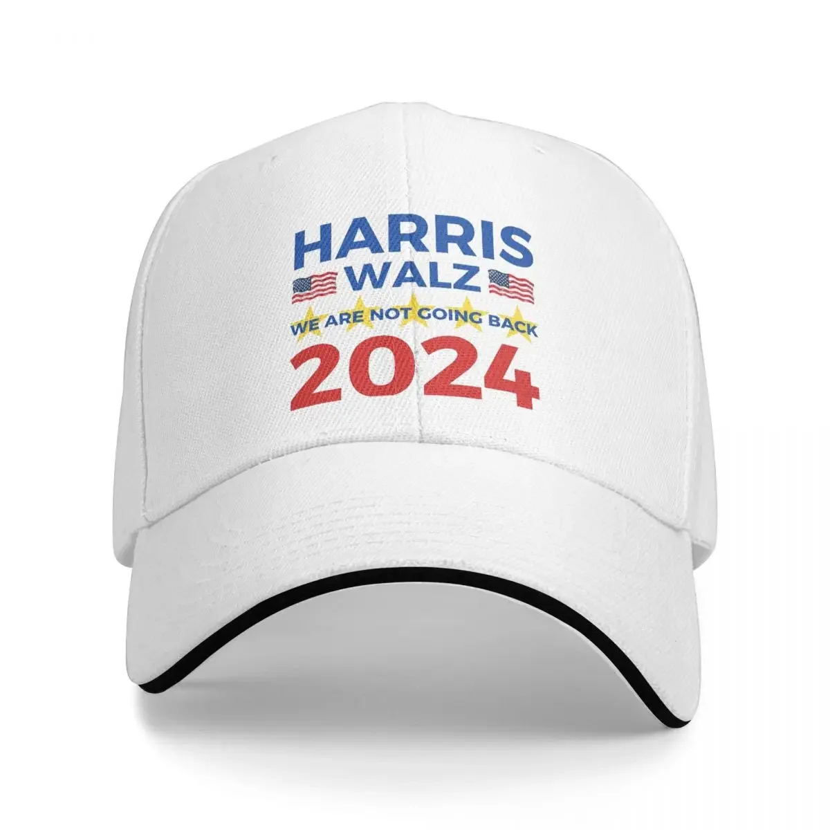 2024 New Baseball Cap Harris Walz 2024 Election Outfit Unisex Style Trucker Cap Casual We Are Not Going Back Snapback Hat