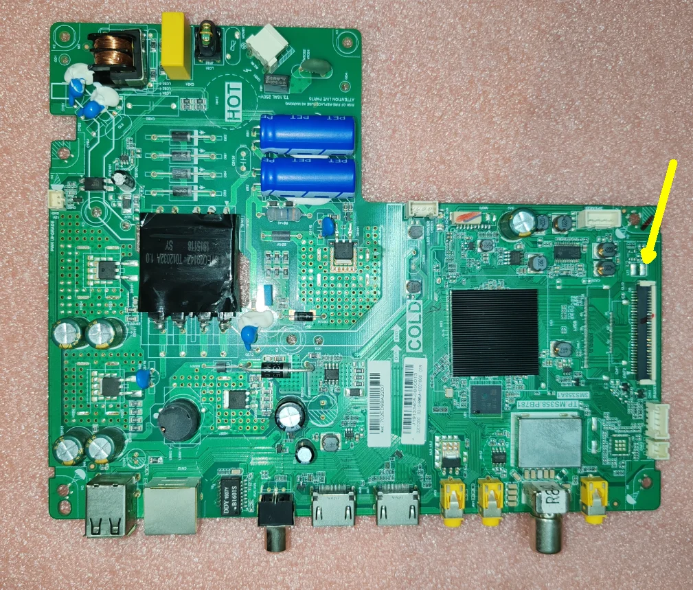 

TP.MS358.PB781 3MS358A1 Three in one LED TV motherboard Physical photos tested well