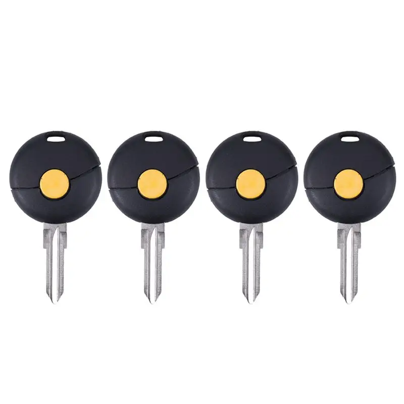 4 Key Cover Shell Key Remote Control For Benz Smart Fortwo 450 Cabrio City Coupe