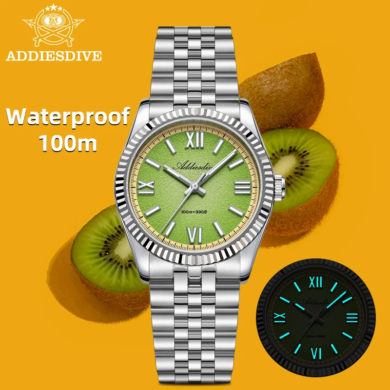 addiesdive-nuovi-orologi-al-quarzo-in-acciaio-inossidabile-per-uomo-ad2535-reloj-hombre-orologio-con-quadrante-colorato-orologi-da-polso-semplici-super-luminosi