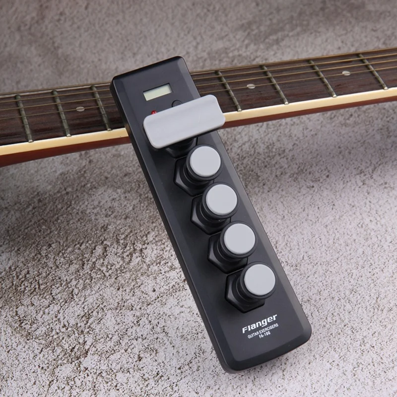 

Guitar Finger Exerciser Upgrade Extendable Strength Adjustable Ukulele/Guitar/Bass/Piano/Saxo/Violin FA-10G Finger Trainer