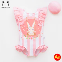 Children's Swimsuit Girl 3-Year-Old Baby Fashionable High-Looking Baby Swimsuit Little Princess One-Piece Quick-Drying Swimsuit