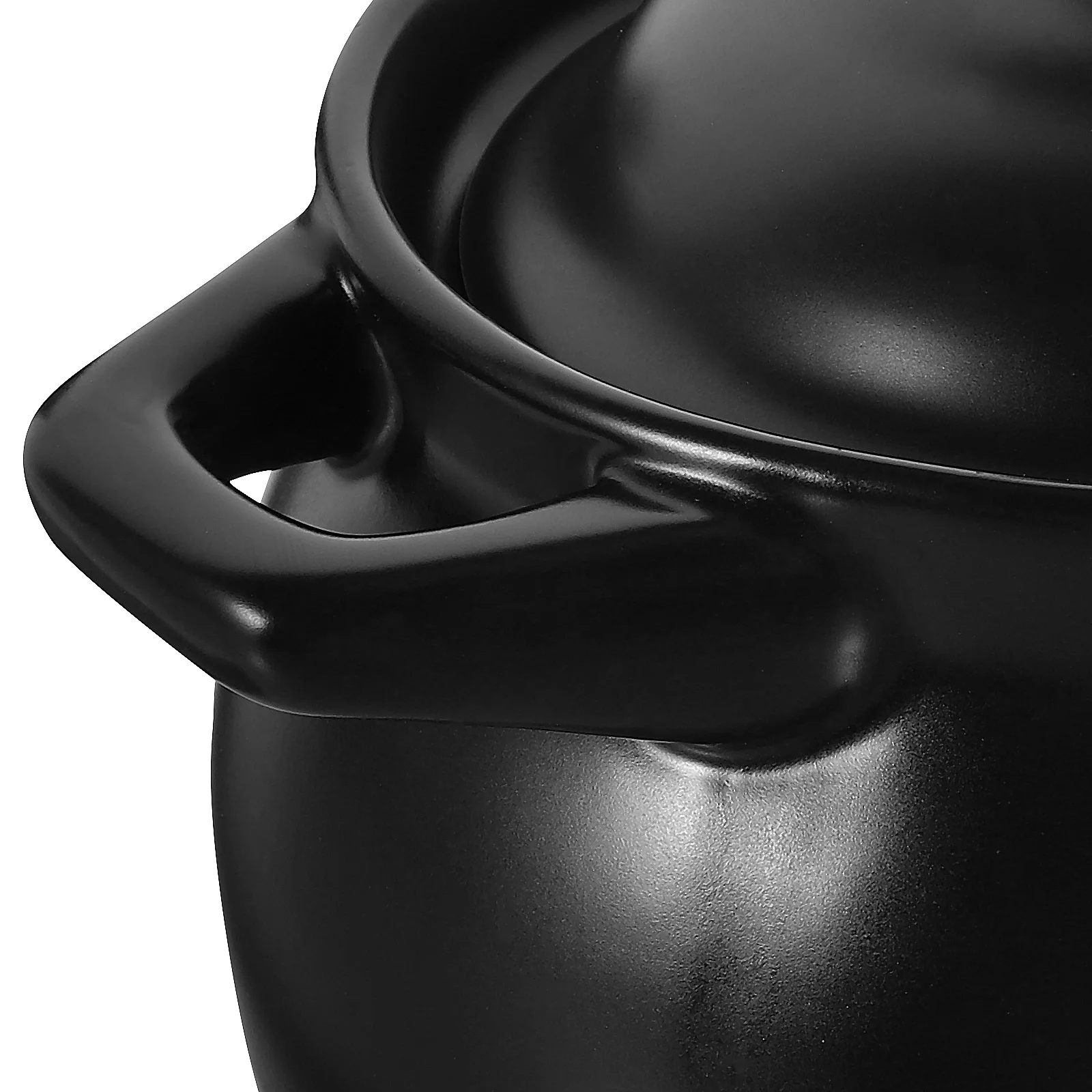 

Household Stew Pot Ceramic Cooking Pot Retains Heat Well Smooth Glazed Surface Easy to Clean Kitchen Essentials Home Cooking