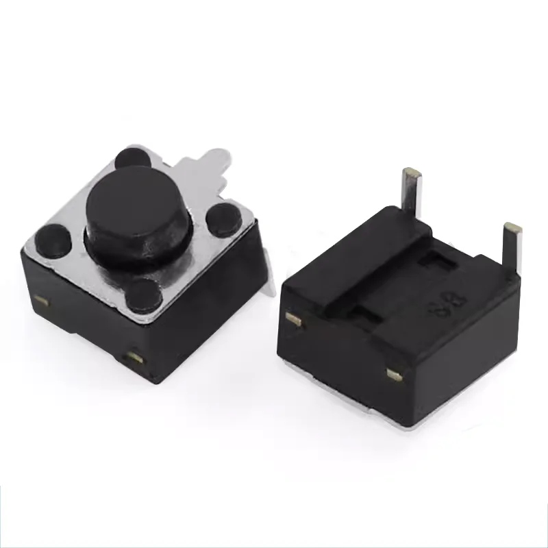 TS-D008D 6×6×5 Tap latch key Side patch switch 2 pin horizontal patch with bracket