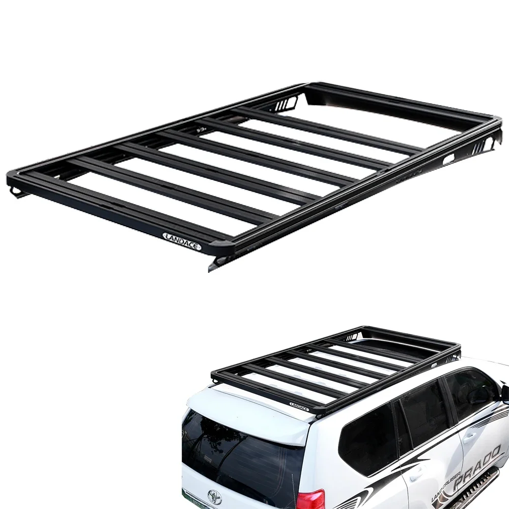 Aluminum Alloy Roof Rack Cargo Basket stainless steelFrame for Car Roof Luggage Mounting