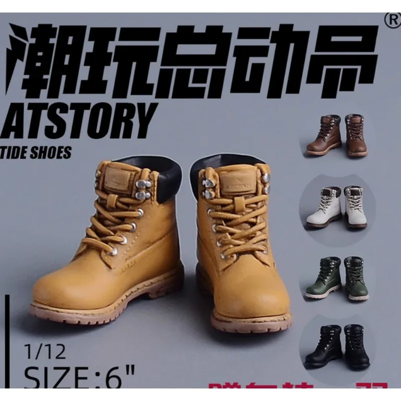

[NO Figure]1/12 Soldier Shoes Boots Model for 6'' Romankey Notaman
