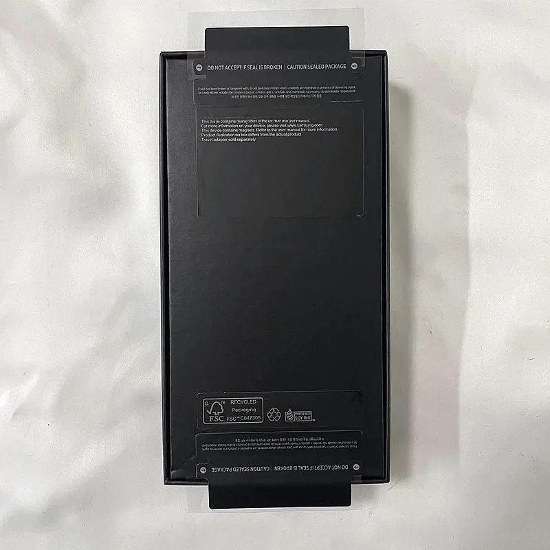 New Empty Box For Samsung Galaxy S23 Plus S24 Ultra Phone Packing Box With User Manual Seal Stickers