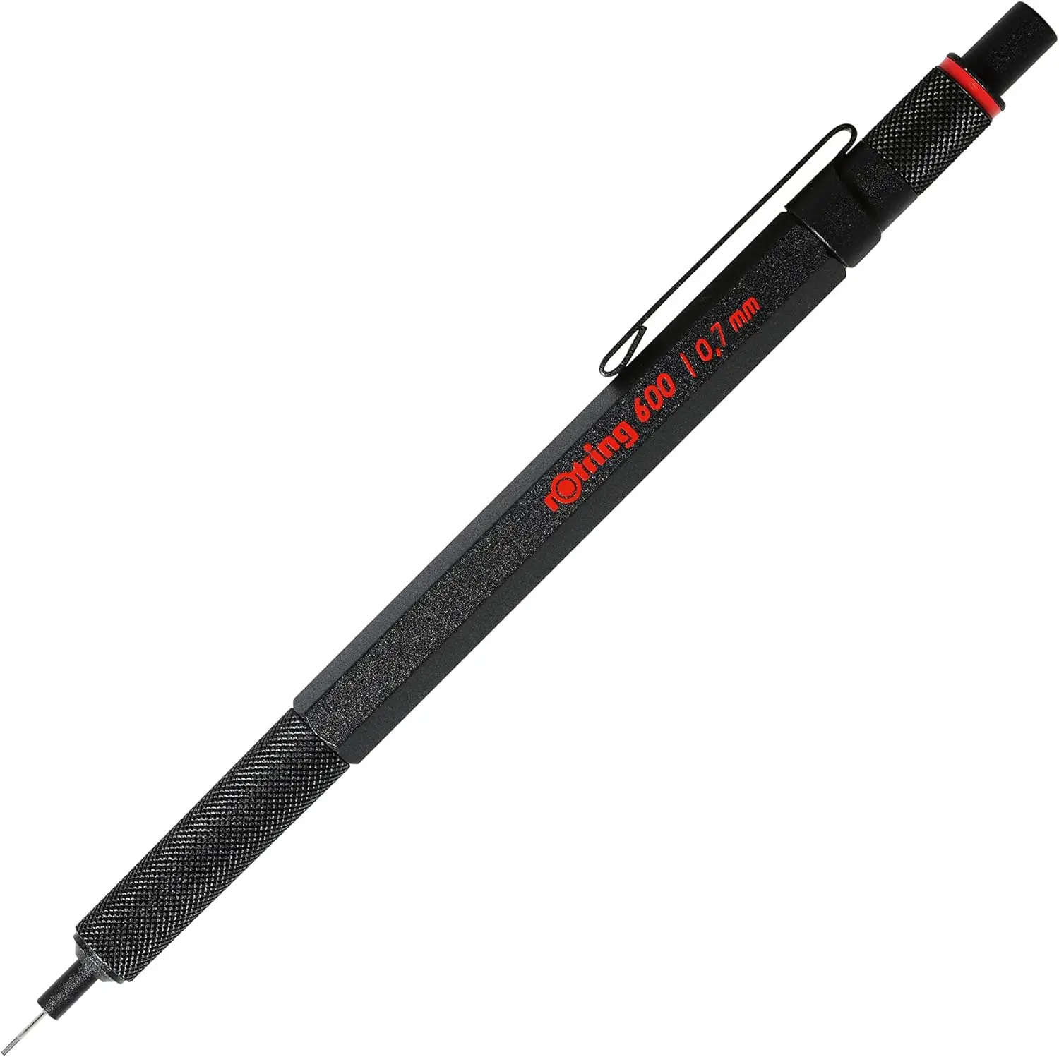 

0.7mm Mechanical Pencil, Full-Metal Body for Precision Drawing, Ergonomic Hexagonal Design with Lead Protection
