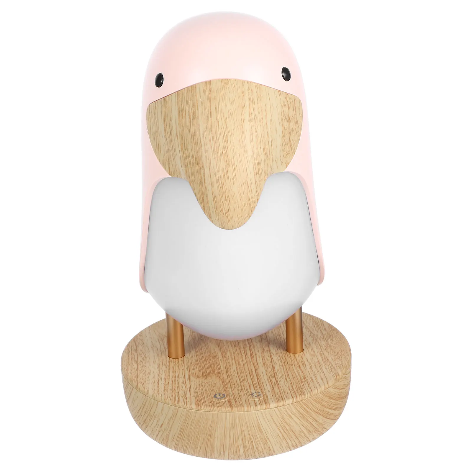 

Wooden Bird Aesthetic Night Light Light USB Charging Warm LED Small Bedroom Aesthetic Desk Lamp