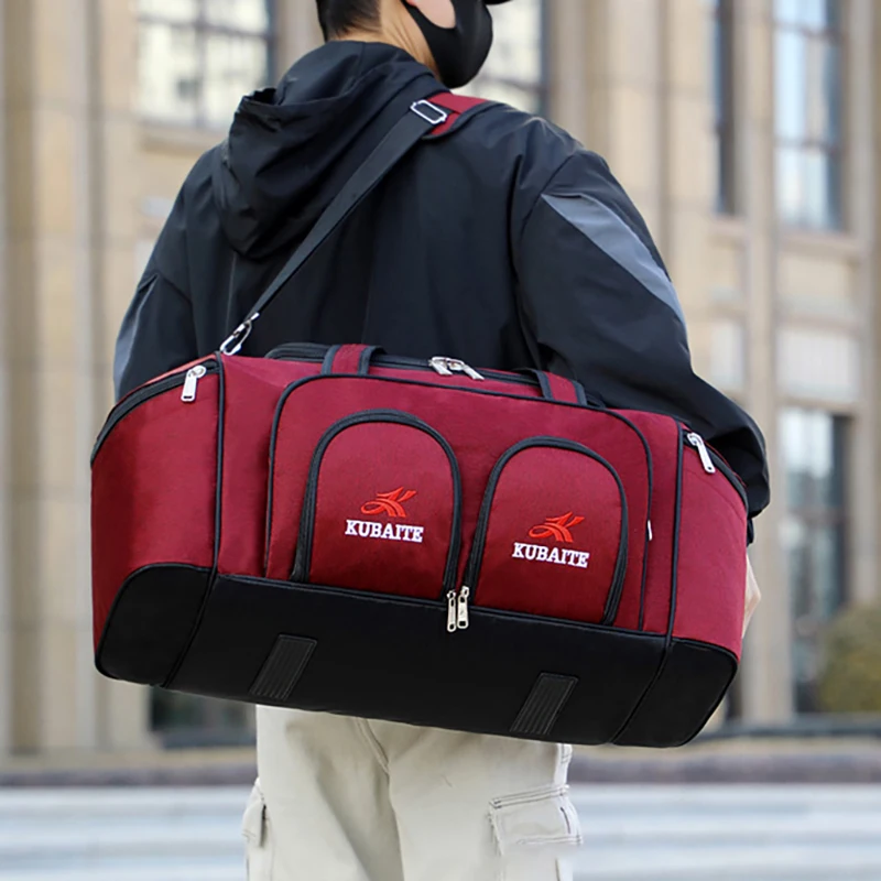 

Fitness Sports Gym Shoulder Crossbody Bag Large Capacity Multi-pockets Outdoor Travelling Short Distance Training Handbag