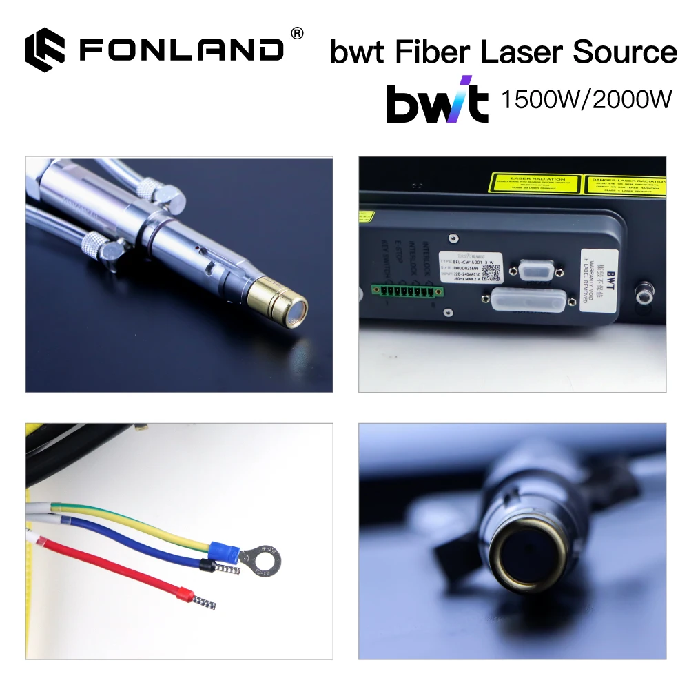 Fonland Fiber Cutting Welding Cleaning Laser Source BFL-CW1500 BFL-CW1000 BFL-CW2000 Single Module BWT Fiber Laser Power