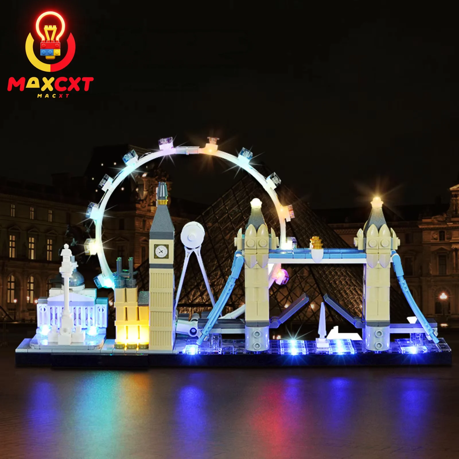 MAXCXT LED Light Set For LEGO 21034 Architecture London Great Britain DIY Decorative Lamp Not Include Lego Building Blocks Set