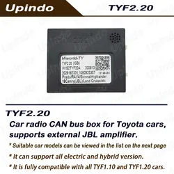 Car Radio Accessories CAN Bus Decoder JBL Audio Adapter For Toyota Prado RAV4 Sienna Camry Land Cruise Avalon Hilux Highlander