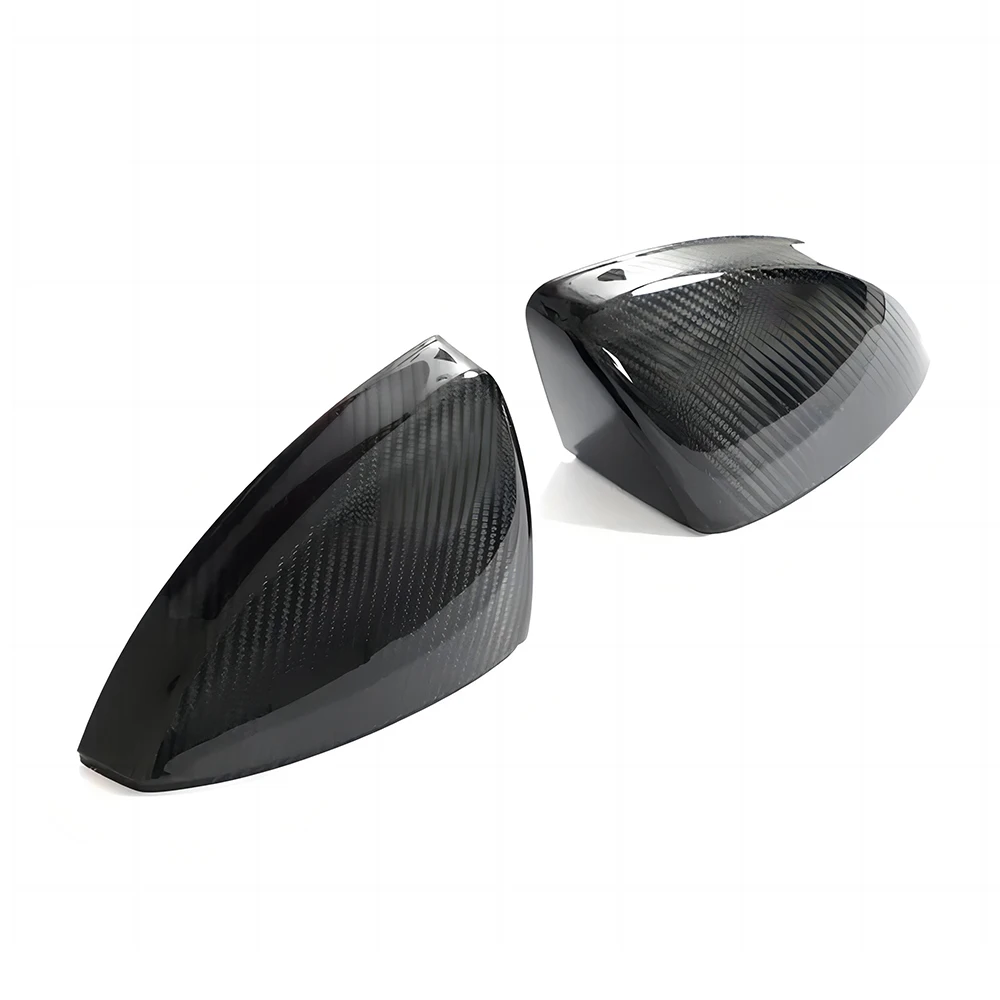 Replacement Rearview Side Mirror Covers Cap For Audi 23-up R8 Performance Coupe 2-Door Dry Carbon Fiber Casing Shell