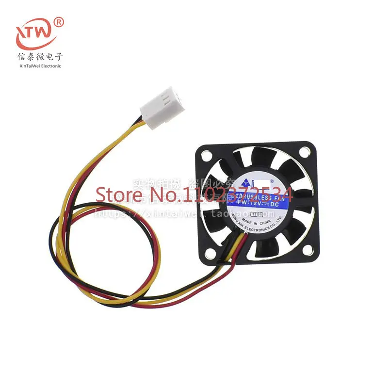 

20 pieces Small fan 4 * 4CM 4010S computer/chassis/CPU/North-South bridge fan 3-wire with plug Crown