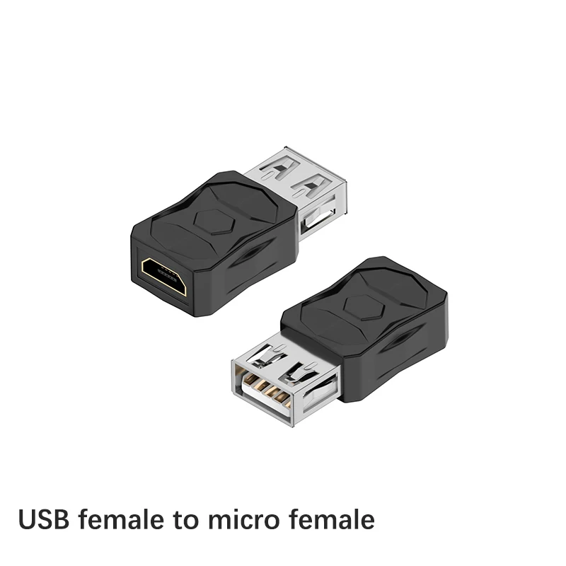 Usb To Micro USB Mini USB Adapter Two Way Converter Support Charging Data Sync 480Mbps Connector Two Way Adapter