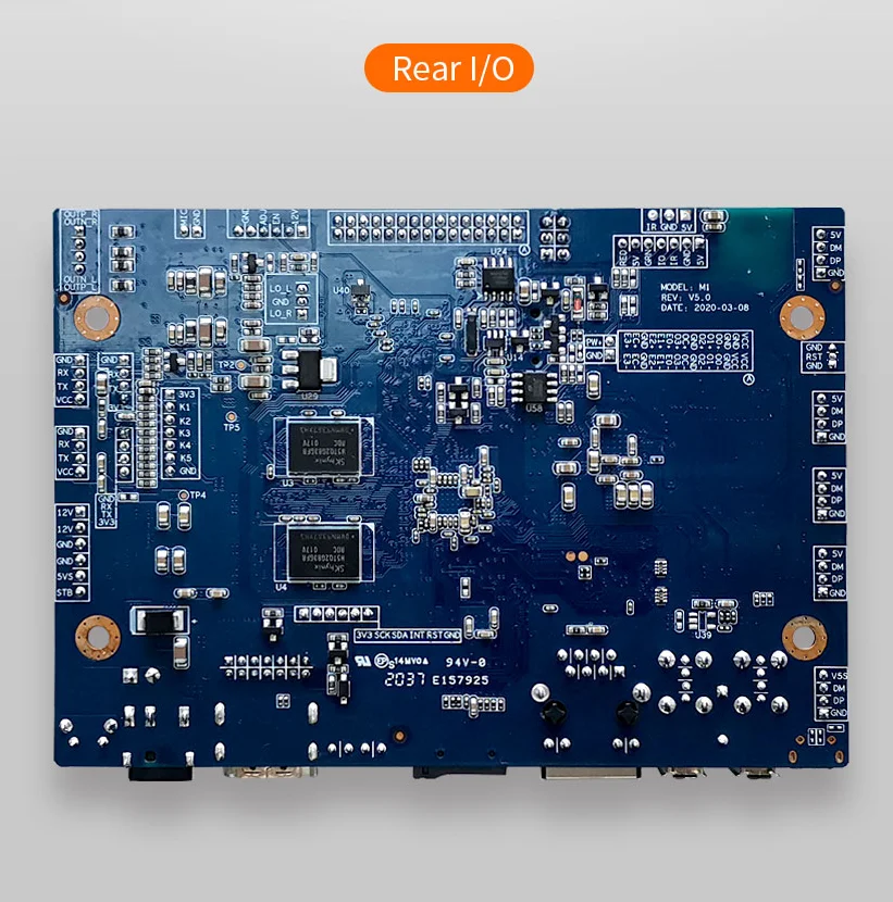 แผงวงจรพิมพ์12V PCB กล่องทีวีอัจฉริยะระบบอิเล็กทรอนิกส์ OEM