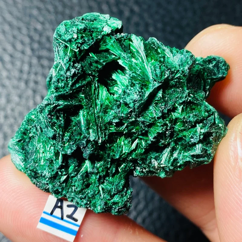 Natural Green Zambian Congo Needle-Shaped Crystal Malachite Mineral Specimen Energy Stone Healing Home Decoration