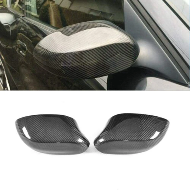 

Real Carbon Fiber Car Rearview Mirror Accessories Caps Add On Fit For BMW E85 Z4 2002-2008