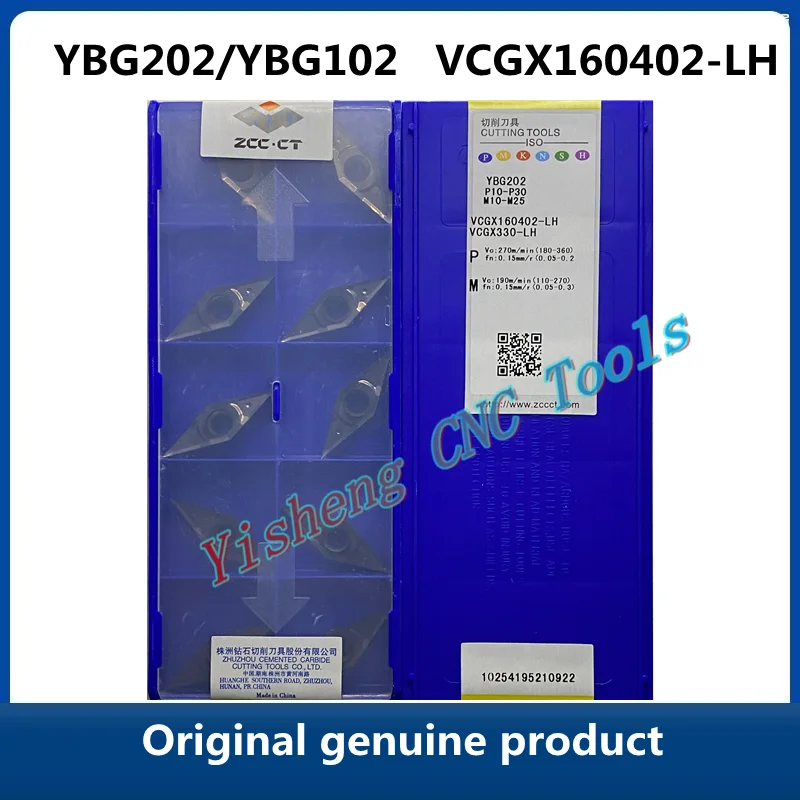 ZCC CT VCGX 160402 -LH VCGX 160404 -LH VCGX 160408 -LH VCGX 160412 -LH VCGX 220530 -LH YD101 YBG102 YBG202 YD201 Оригинальный Чжучжоу