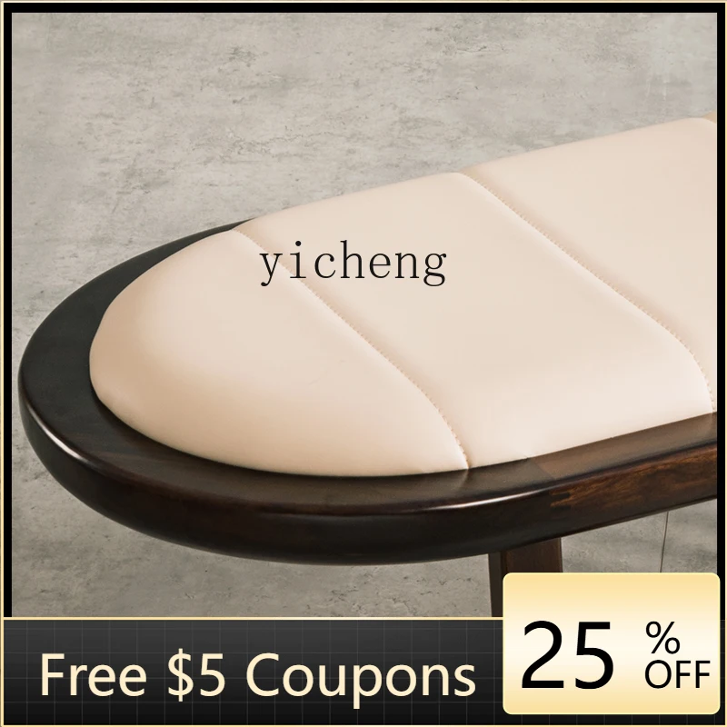 

DD Bedside Bedroom Bed Solid Wood Sofa Stool Long Bedside Stool Footstool Shoe Changing Stool