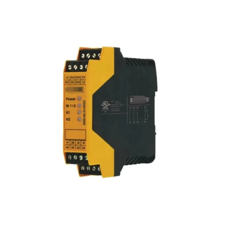 100% New Original ESR5-NO-31-24VDC Single/Dual Channel Safety Relay 24VDC with 3 Enabling+1 Signaling Path