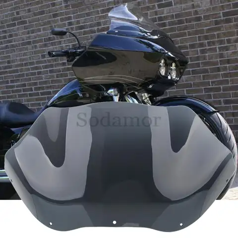 할리 로드 글라이드 울트라 CVO SE FLTR I 1998-2013 오토바이 전면 윈드 디플렉터용 윈드 실드 페어링 윈드 스크린 커버, 12.5 인치