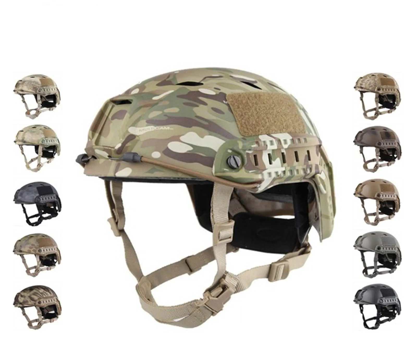 

Emersongear BJ Type Fast Helmet Protective Adjustable Helmet Combat Hunting Wargame Hiking Cycling Helmet EM5659