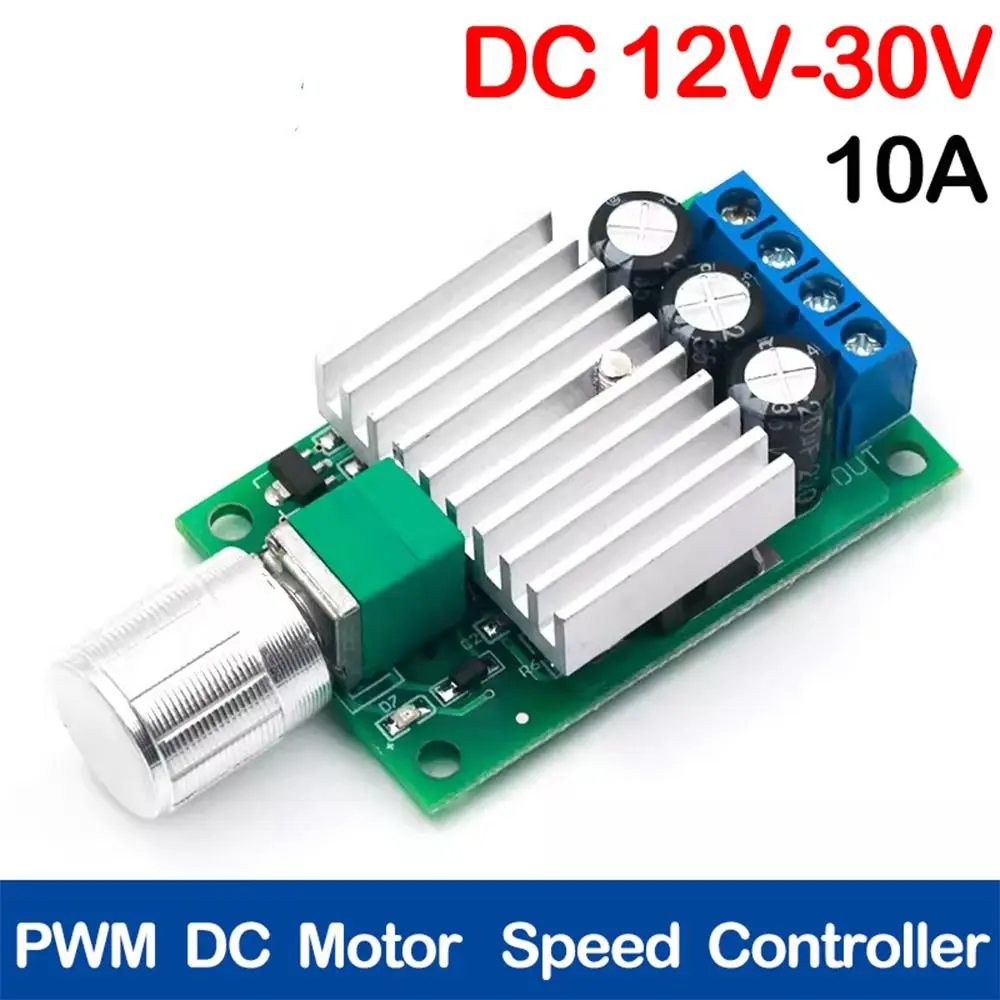 Plastic DC Motor Speed Controller Control Accessories Adjustable Speed Motor Speed Regulator Easy Installation