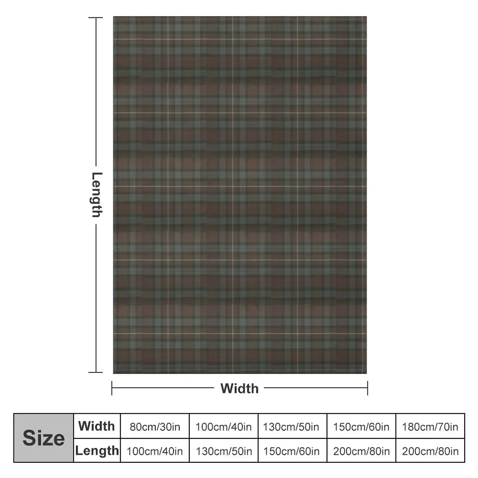 Clan Fraser Hunting Tartan Throw Blanket Furrys Decorative Throw decorative warm winter Blankets