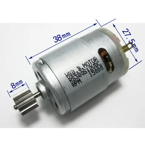 RS 380 DC 12V 15000RPM High Speed Electric Motor For Toy Car