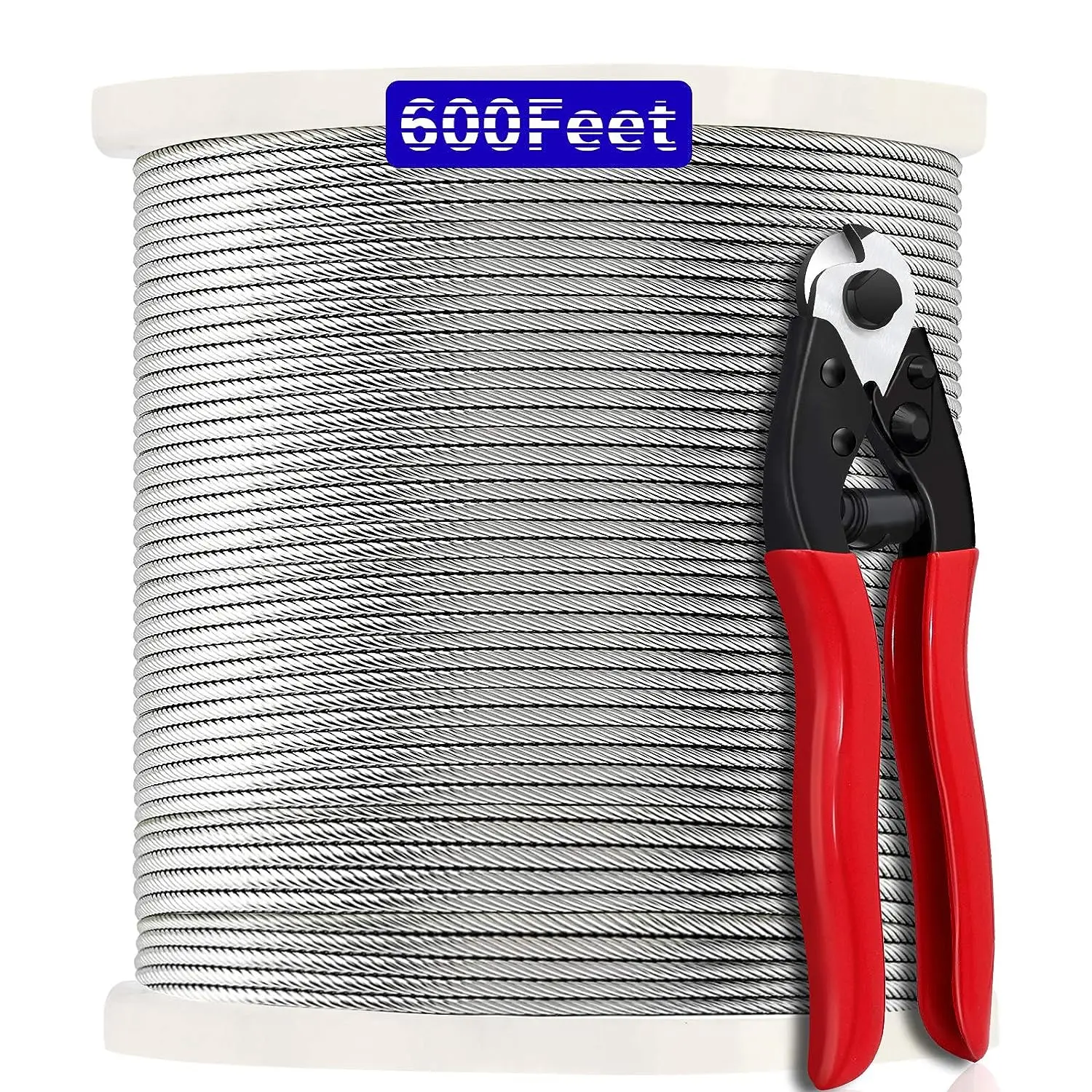 

Indoor and Outdoor 316SS 304SS 3mm-10mm 7X7 Balustrade Wire Rope Guardrail Rail Rust Proof Wire Rope