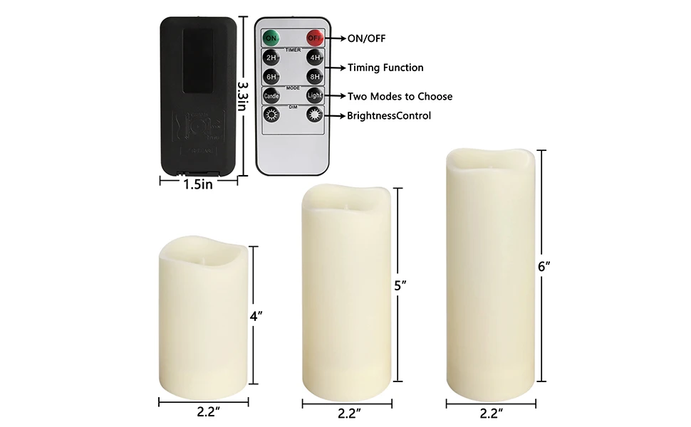 24-144 Units/Set of Waterproof Indoor Flameless LED Candle Lights Wholesale, Party Supplies for Gatherings and Festivals image 6