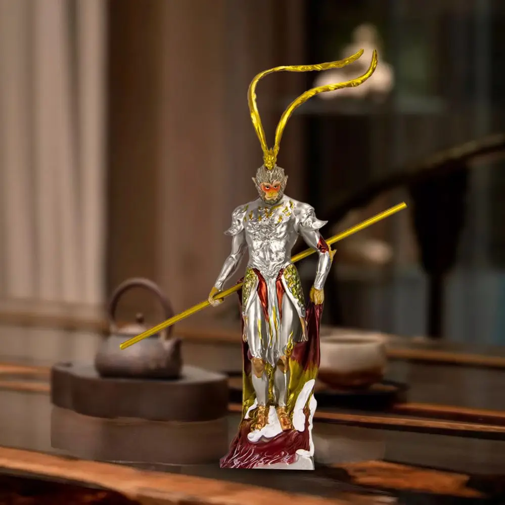 Blackmyth: Wukong Model Monkey King Sun Wukong Game Surrounding Statues Golden Hoops, Stick, Dark Model Toy Gifts