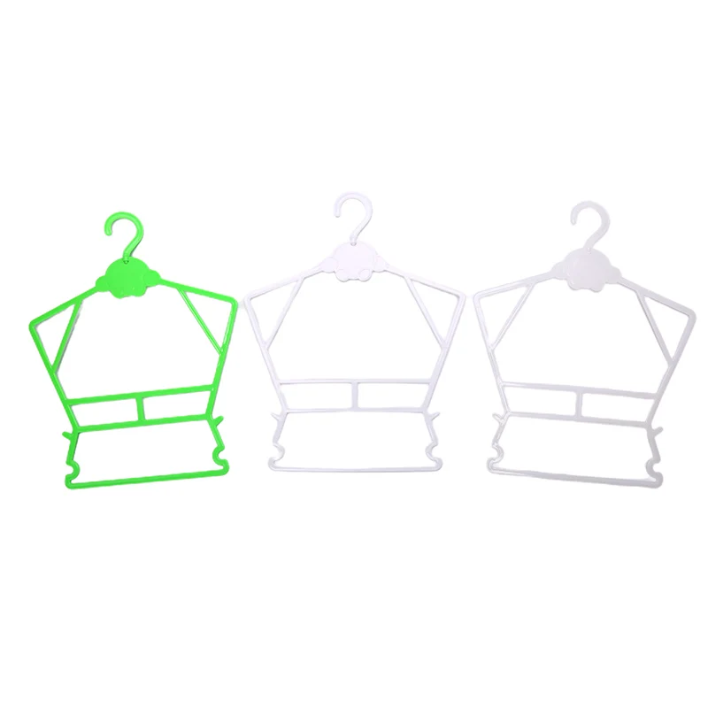 Multifunções plástico crianças cabide, carrinho de roupa antiderrapante do miúdo, uma peça