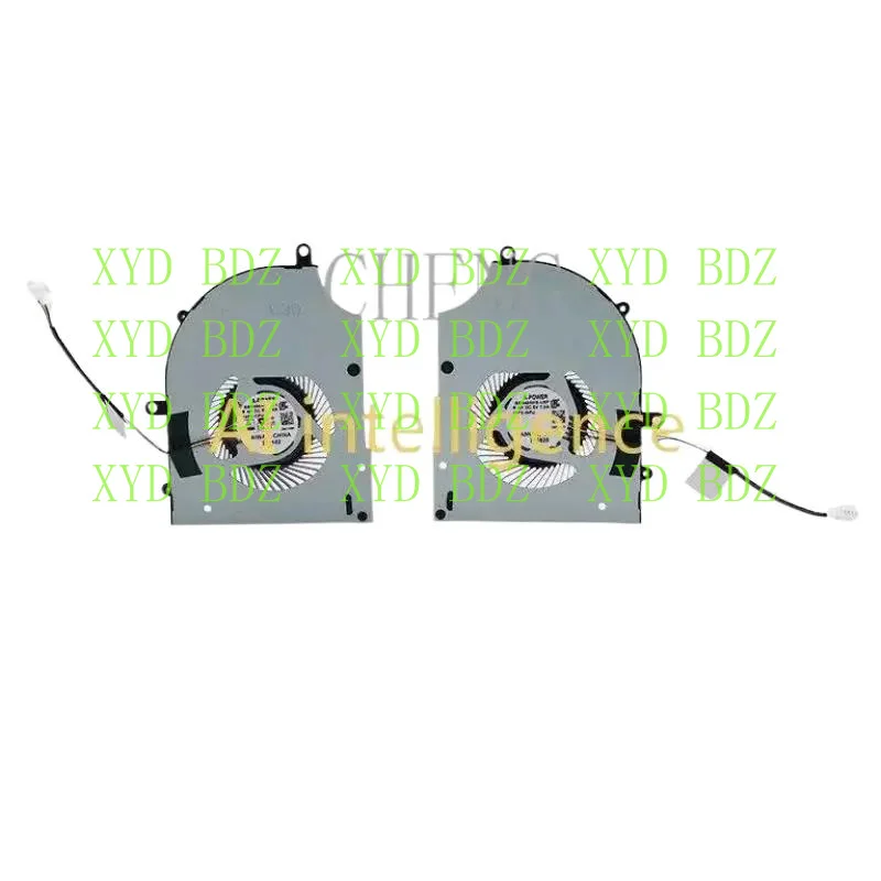 الأصلي ل MSI MS15F3 BS5405HS-U5N BS5405HS-U5P وحدة المعالجة المركزية + GPU مروحة التبريد R + L CDB